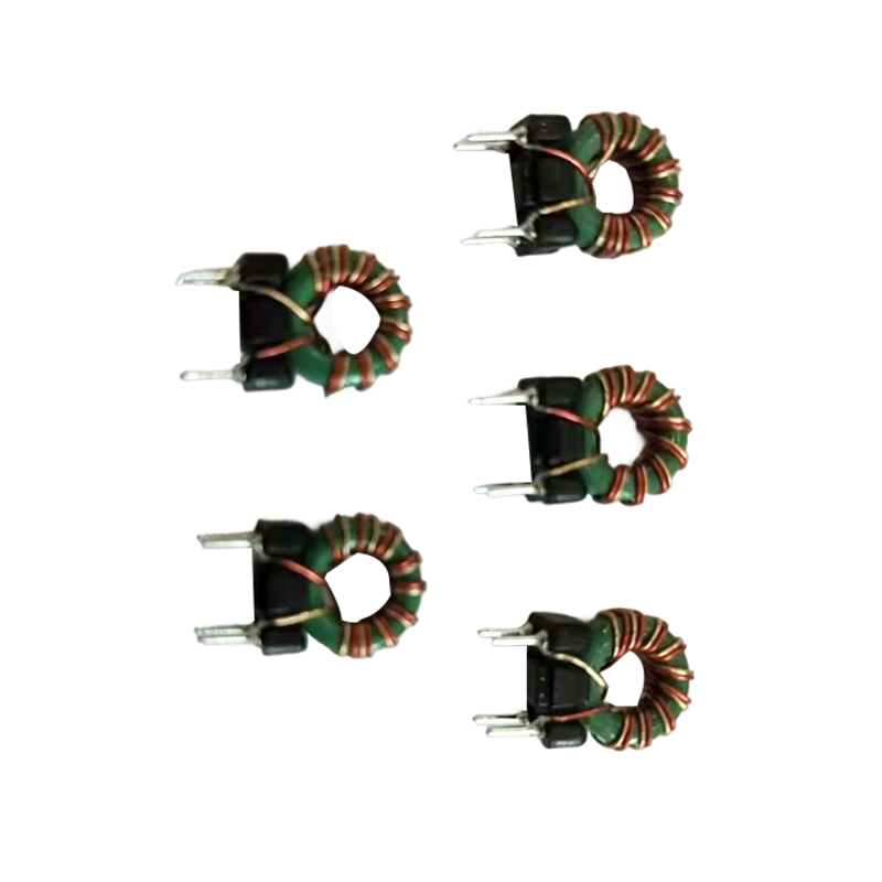 What characteristics does the common-mode inductor nickel-zinc material have to achieve efficient electromagnetic interference suppression?
